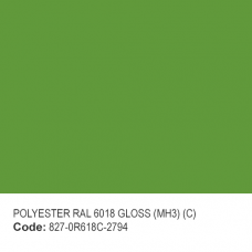 POLYESTER RAL 6018 GLOSS (MH3) (C)